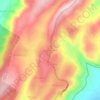 Gyankama topographic map, elevation, terrain