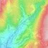 Simpson topographic map, elevation, terrain