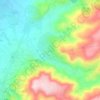 Koucha topographic map, elevation, terrain