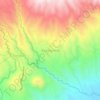 Bagongsilang topographic map, elevation, terrain