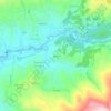 Várzea topographic map, elevation, terrain
