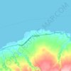 Bacolod topographic map, elevation, terrain