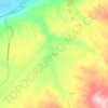 Laver topographic map, elevation, terrain