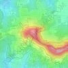 Jusiberg topographic map, elevation, terrain