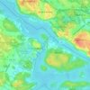 Ängsholm topographic map, elevation, terrain