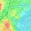 Birch Hills topographic map, elevation, terrain
