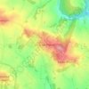 Grisy-les-Plâtres topographic map, elevation, terrain