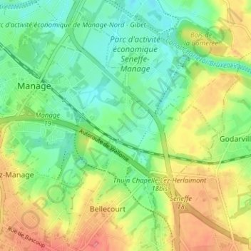 Longsart topographic map, elevation, terrain