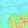 Catena topographic map, elevation, terrain
