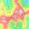 Șaua Caprei topographic map, elevation, terrain