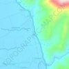 Maros topographic map, elevation, terrain