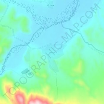 Moshampa topographic map, elevation, terrain