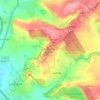 Quarrington Hill topographic map, elevation, terrain