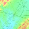 Dina topographic map, elevation, terrain