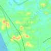 Onchiyam topographic map, elevation, terrain