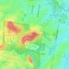 Pine Mountain topographic map, elevation, terrain