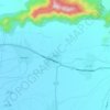 Adina topographic map, elevation, terrain