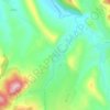 Bili Oslavy topographic map, elevation, terrain