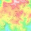 Okaka topographic map, elevation, terrain