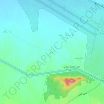 Kamra topographic map, elevation, terrain