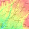 Kepanjen topographic map, elevation, terrain