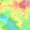 Rungan topographic map, elevation, terrain