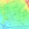 El Bebedero topographic map, elevation, terrain