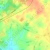 Dupont Dam topographic map, elevation, terrain