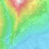 Aven topographic map, elevation, terrain