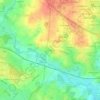La Vallée topographic map, elevation, terrain