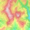Corrubio topographic map, elevation, terrain