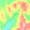 Tunnel topographic map, elevation, terrain