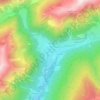 Weissenbach topographic map, elevation, terrain