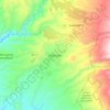 Yepocapa topographic map, elevation, terrain