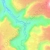 Havasu Falls topographic map, elevation, terrain