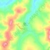 Sousânia topographic map, elevation, terrain