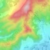 Pine Peak topographic map, elevation, terrain