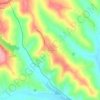 Mala Ivanca topographic map, elevation, terrain