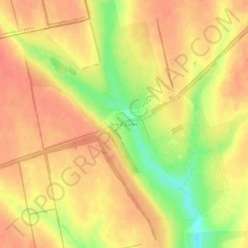 Vynohradne topographic map, elevation, terrain
