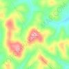 Dime Hill topographic map, elevation, terrain