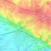 La Butte des Vignes topographic map, elevation, terrain