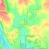 Kreidersville topographic map, elevation, terrain