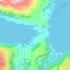 Ersfjordbotn topographic map, elevation, terrain