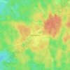 Mikołeska topographic map, elevation, terrain