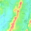 Valley Forge topographic map, elevation, terrain