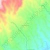 Cigalontang topographic map, elevation, terrain