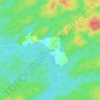Pot Kro topographic map, elevation, terrain