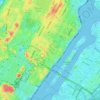 Lenox Hill topographic map, elevation, terrain