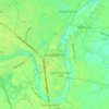 Kubang Kerian topographic map, elevation, terrain