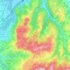Cugnoli topographic map, elevation, terrain